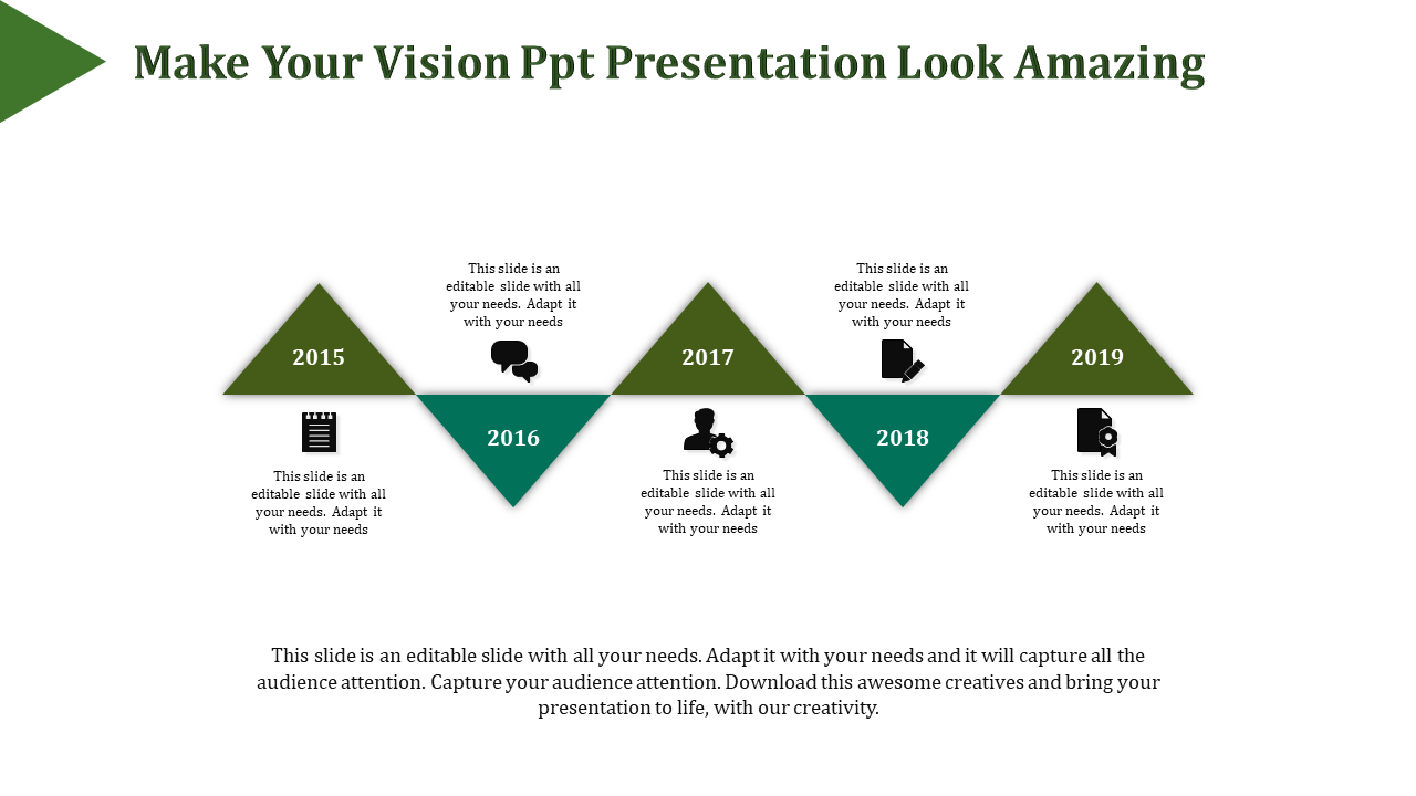 Free - Vision PPT Presentation Template And Google Slides 